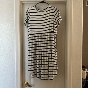 FillyFlair Womens Large Striped Tunic Dress